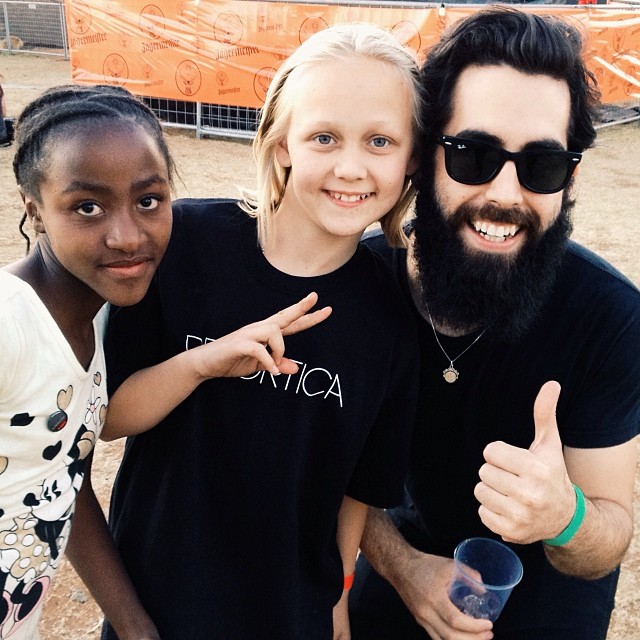 Brendon with young fans as Krank'd Up festival